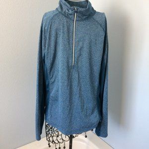 Danskin Women's Active Long Sleeve 1/2 Zip Top Size XL